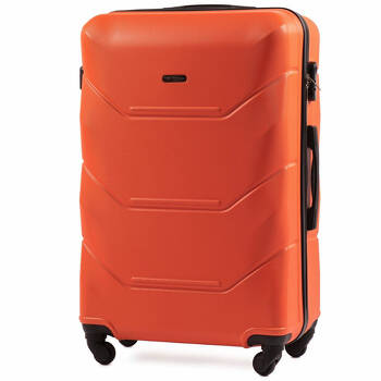 Duża walizka 88L twarda 147 L orange