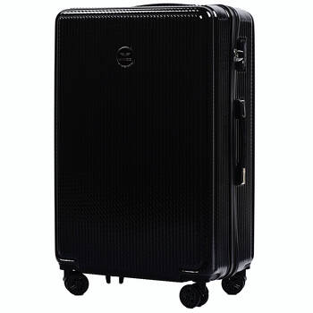 Duża walizka twarda 83L z policarbonu PC565 czarny