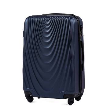 Średnia walizka 66L twarda M 304 niebieski