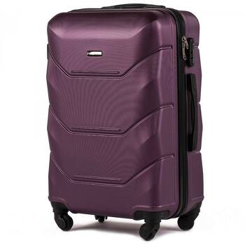 Duża walizka twarda L 147 purpurowy