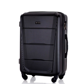 Średnia walizka twarda 52L STL946 M czarny
