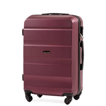 Średnia walizka twarda M LOVEBIRD AT01 burgundy
