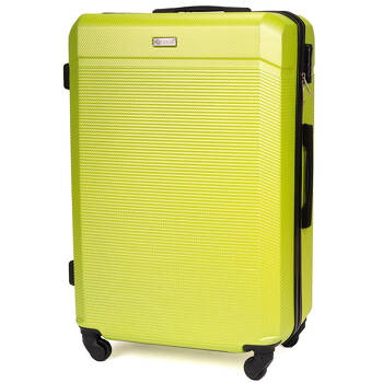 Duża walizka 90 litrów twarda L STL945 limonka