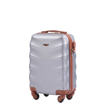 Niewielka kabinowa walizka twarda XS ALBATROSS 402 silver white
