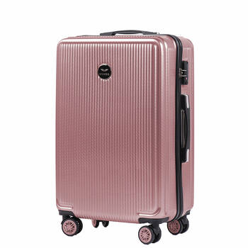 Średnia walizka twarda 57L z policarbonu PC565 różowy