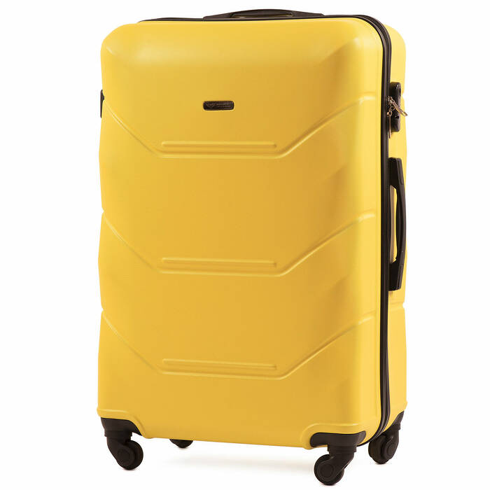 Duża walizka twarda L 147 yellow
