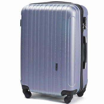 Duża walizka twarda z poszerzeniem L 2011 fioletowy
