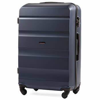 Duża walizka twarda L LOVEBIRD AT01 dark blue
