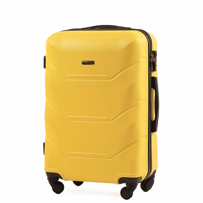 Średnia walizka twarda M 147 yellow