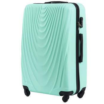 Duża walizka 95L twarda L 304 zielony