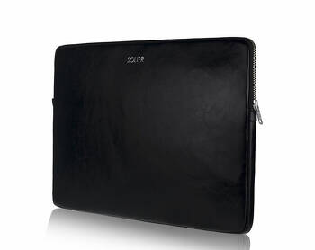 Skórzany pokrowiec na laptopa SA23A czarny