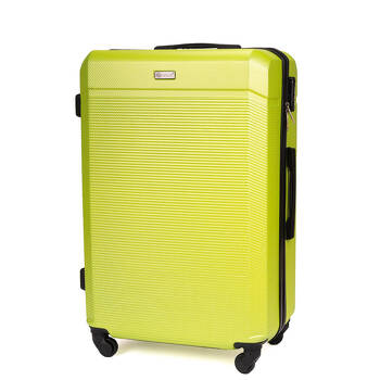 Średnia walizka 55 litrów twarda M STL945 limonka