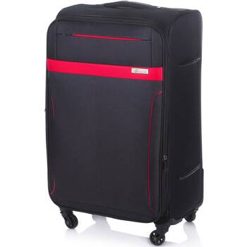 Bardzo duża lekka miękka walizka XL STL1316 czarny
