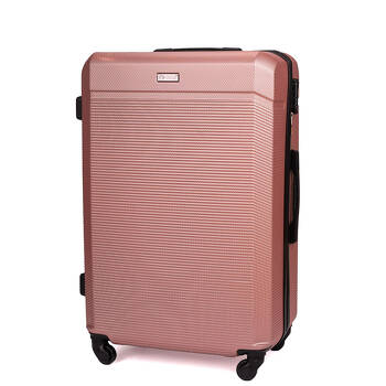 Średnia walizka 55 litrów twarda M STL945 różowy