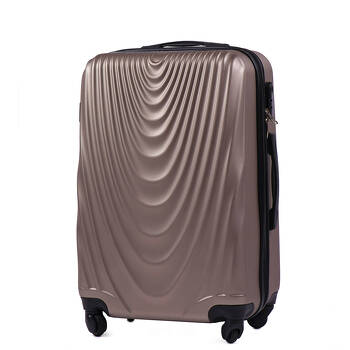 Średnia walizka 66L twarda M 304 beżowy