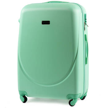 Duża walizka 86L twarda L K310 zielony