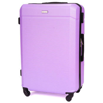 Duża walizka 90 litrów twarda L STL945 purpura
