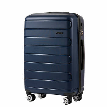 Średnia walizka twarda 69L z polipropylenu Q181 M blue