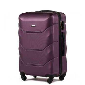 Średnia walizka twarda M 147 purpurowy