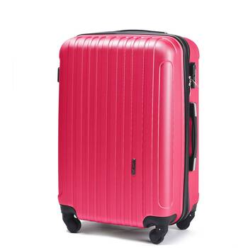 Średnia walizka twarda z poszerzeniem M 2011 różowy