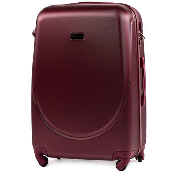 Duża walizka 86L twarda L K310 burgund