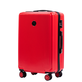 Średnia walizka twarda 57L z policarbonu PC565 czerwony