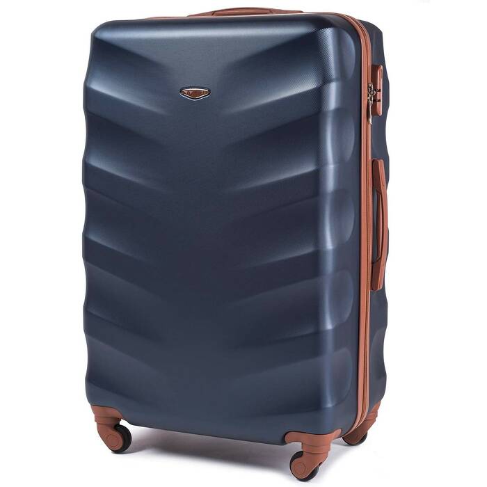 Duża walizka twarda L ALBATROSS 402 blue