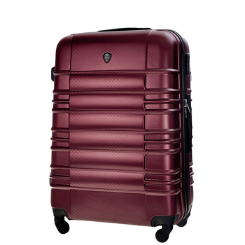 Średnia walizka twarda M STL838 burgundowy