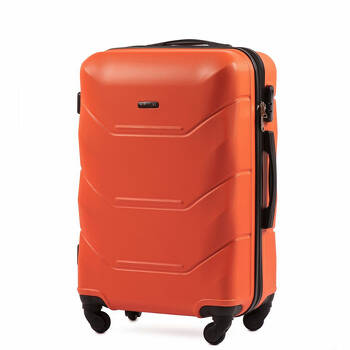 Średnia walizka 60L twarda 147 M orange